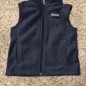 Columbia Black Fleece Vest 3T